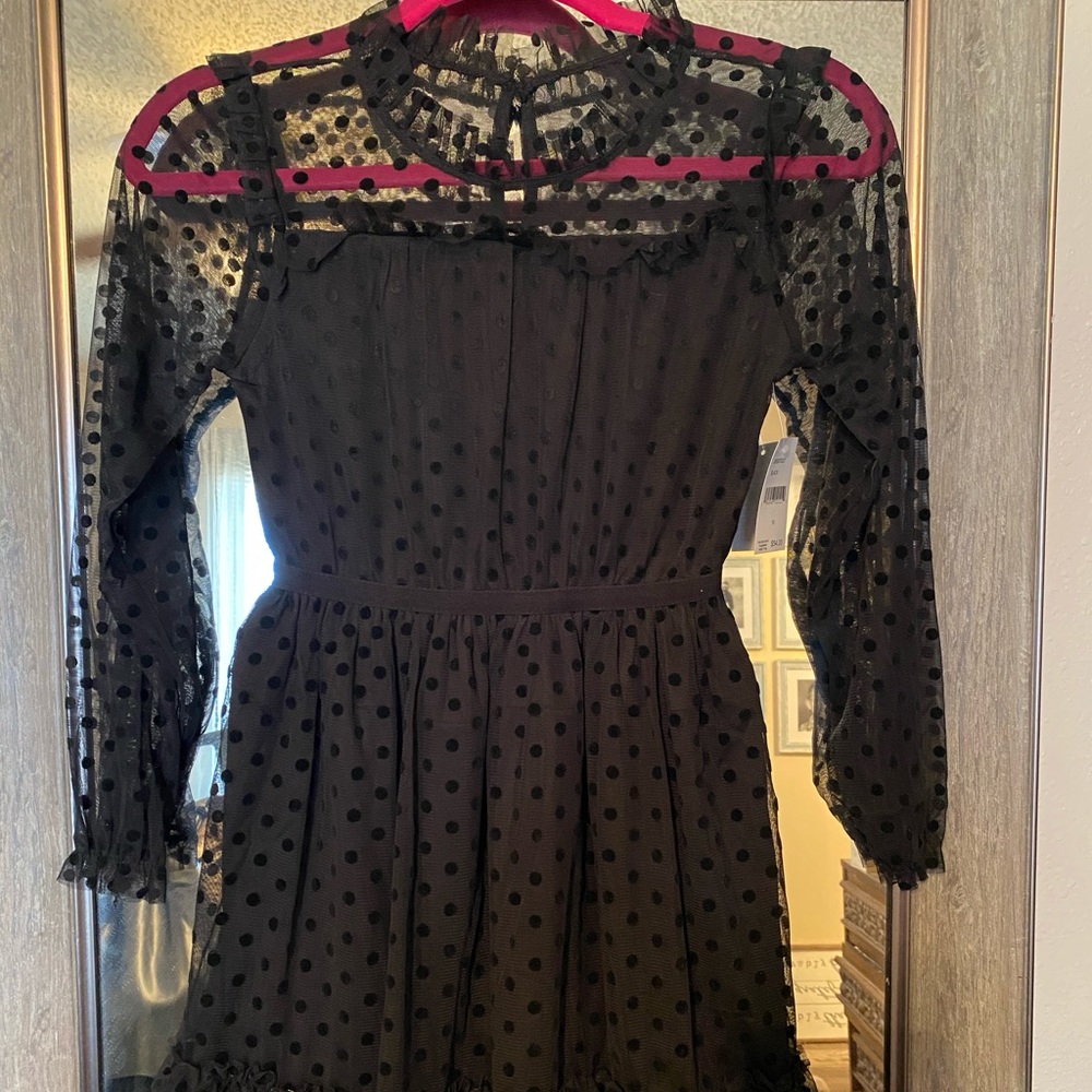 NWT girls BCBG Swiss dot dress